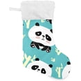thumbnail image 1 of Coolnut Christmas Stockings 1PCS,Big Xmas Stockings Gift Decorations and Party Supplies,Used for Fireplace Decoration Socks-Cute Panda, 1 of 7