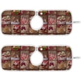 thumbnail image 1 of Coolnut Christmas Sweets Wooden Kitchen Sink Splash Guard 2 Packs Faucet Absorbent Mats Merry Xmas Faucet Handle Drip Catcher Quickly Drying Mat for Kitchen Counter Bathroom, 14.9"x5.5", 1 of 7