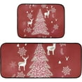 thumbnail image 1 of Coolnut Christmas Tree 2 Pieces Kitchen Rug Cushioned Anti-Fatigue Kitchen Rugs Set for Home Office Laundry,19.7" x 27.6"+19.7" x 47.2", 1 of 7