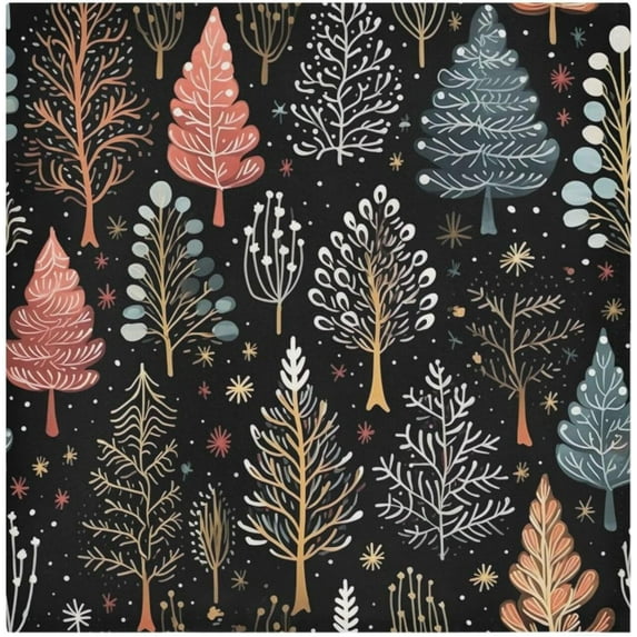 Coolnut Christmas Tree Cloth Napkins Set of 4,20x20 Inches Napkins Cloth Washable Reusable Soft for Dinner,Wedding,Parties,Home Dinner,Tableative Decor Gift