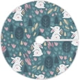 thumbnail image 1 of Coolnut Christmas Tree Skirt, 48", Easter Tree Skirt Double Layers Polyester Easter Tree Skirt for Easter Holiday Party Decoration, 1 of 6