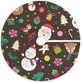 thumbnail image 1 of Coolnut Christmas Tree Skirt Snowman Xmas Tree Skirt, Floor Door Round Mat Decorations for Holiday Party Home Christmas Day Ornaments,47.2", 1 of 6