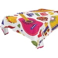 thumbnail image 1 of Coolnut Cinco De Mayo Fiesta Tablecloth Rectangle Colorful Table Cloth Large Square Table Cover for Dining Kitchen Party 60"x120" Decor Gift, 1 of 7
