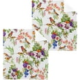thumbnail image 1 of Coolnut Colorful Birds Wash Cloth Set of 4, 12 x 12 Inch Cotton Baby Washcloths Highly Absorbent and Soft Feel Fingertip Towels Face Towels for Bathroom, Gym, Spa Washcloth Gift, 1 of 7