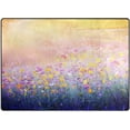 thumbnail image 1 of Coolnut Colorful Cosmos Flowers Area Rug, 80"x 58" Pet & Child Friendly Carpet for Living Room Bedroom Dining Room,Indoor Outdoor Soft Rug Washable Non Slip Comfortable Area Rug, 1 of 6
