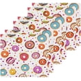 thumbnail image 1 of Coolnut Colorful Donuts Washcloths, 2 PCS 12 X 12 Inches Cotton Wash Cloths, Highly Absorbent and Soft Face Towels for Bathroom,Gym,Hotel and Spa, 1 of 7