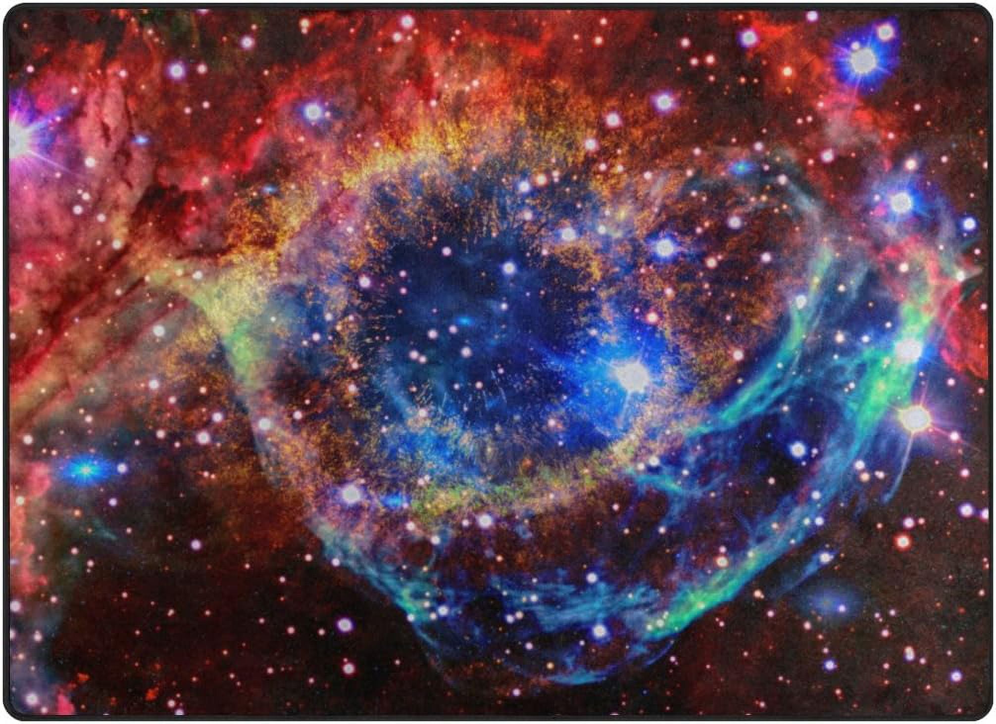 Coolnut Colorful Nebula Outer Space 80 x 58 inches Lightweight Soft ...
