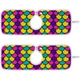 thumbnail image 1 of Coolnut Colorful Scales Sink Splash Guard for Faucet 2 Packs Faucet Absorbent Mats, Pink Purple Faucet Handle Drip Catcher Quickly Drying Mat for Kitchen Counter Bathroom RV, 14.9"x5.5", 1 of 7