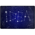 thumbnail image 1 of Coolnut Constellation Night Sky Area Rug Pad - 3x2ft - 100% Light Weight Polyester Fabric for Living - Bedroom, 1 of 6