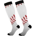 thumbnail image 1 of Coolnut Cool Baseball Compression Socks for Women Men 1 Pack, Knee High Stockings for Athletic Sports,Running,Travel (20-30mmHg), 1 of 7