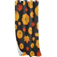 thumbnail image 1 of Coolnut Coolnut Blackout Window Curtain Panels for Apartment 84" Pumpkins and Maple Leaves Room Divider Curtain Cafe Curtains, 1 of 7