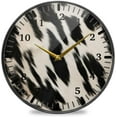 thumbnail image 1 of Coolnut Cow Print Wall Clock Silent Non-Ticking Round 10 Inch Quartz Battery Operated Wall Clock for Kitchen,Bedroom,School,Living Room Home Decor, 1 of 7