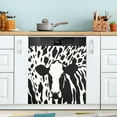 thumbnail image 1 of Coolnut Cow Texture Dishwasher Door Cover Reusable Trimmable Kitchen Fridge Front Decal Magnetic Home Refrigerator Magnet Decal Panels 20"Wx26"H Home Decor, 1 of 5