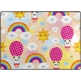 thumbnail image 1 of Coolnut Cute Baby Panda Bear Lightweight Carpet Mats, 5'3" x 4' Area Soft Rugs, Floor Mat Rug Home Decoration for Kids Room Living Room, 63"x 48", 1 of 6