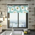 thumbnail image 1 of Coolnut Cute Bee Windows Valance Curtains, 54x18in Double Layer Short Blackout Window Topper Treatment for Bathroom,Kitchen,Living Room,Cafe Decor,1 Panel, 1 of 6