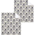 thumbnail image 1 of Coolnut Cute Cartoon Bear Washcloths 6 Pack, Highly Absorbent Soft Cotton Fingertip Towels for Bathroom, Kitchen, Gym, Spa, Home Decor, 12 x 12 Inch Washcloth Gift, 1 of 7