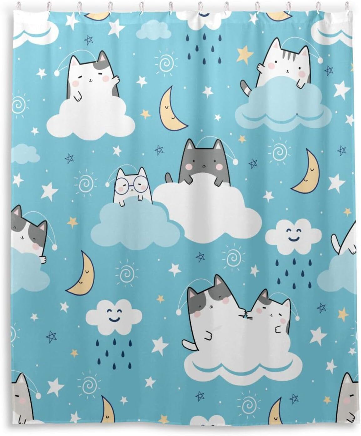 Feline Haven Shower Curtain NCU0NTD1583 main image 1