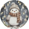 thumbnail image 1 of Coolnut Cute Christmas Snowman Placemats Set of 6 Non-Slip Heat Resistant Dining Table Place Mats Washable Kitchen PVC Weave Table Mats Home Decor Gifts, 1 of 7