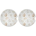 thumbnail image 1 of Coolnut Cute Chubby Cat Car Coasters, Set of 2 Non-Slip Coasters with Finger Grooves for Most car interiors, Unisex Home Decor, 1 of 6