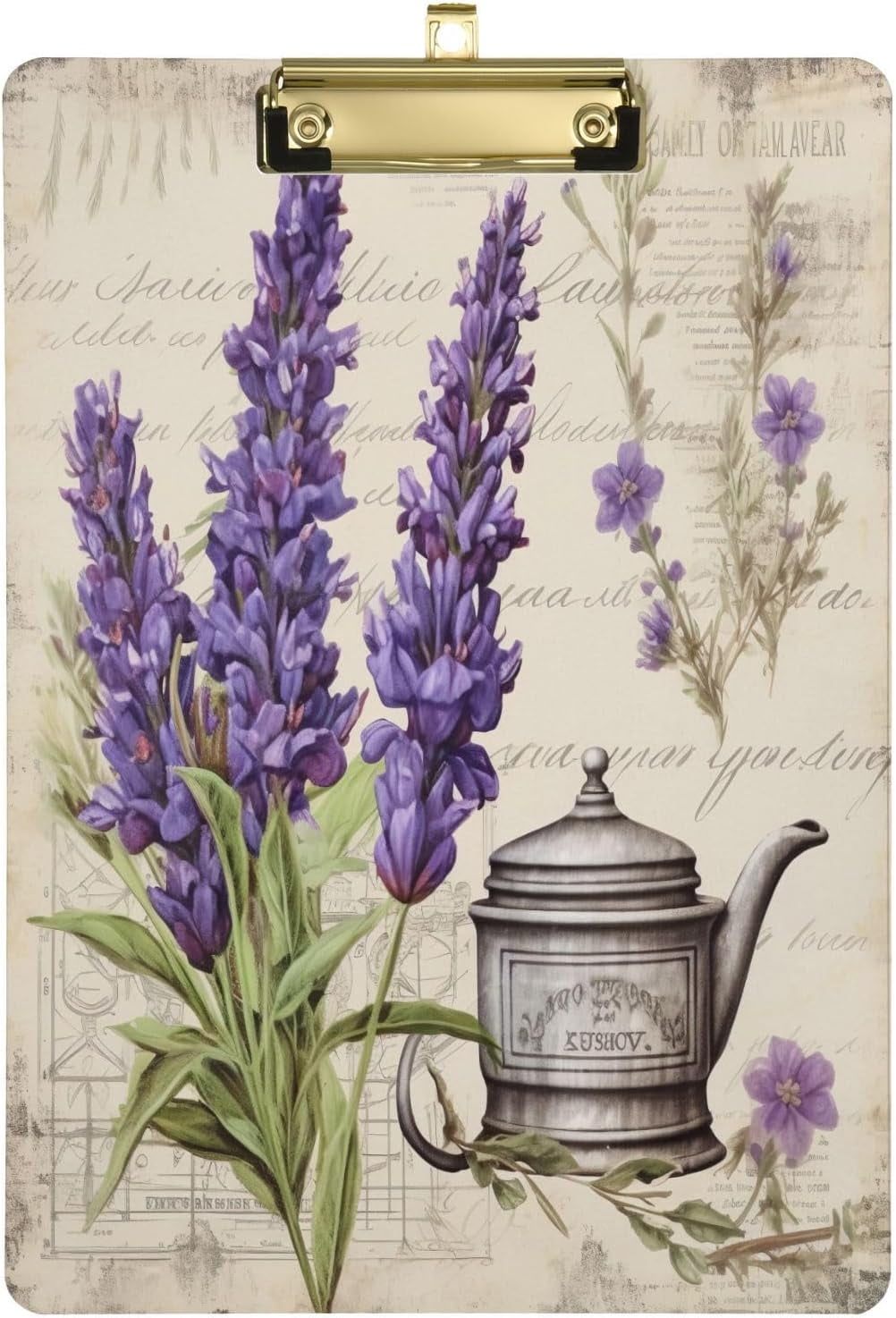 Coolnut Cute Clipboard Stardard Letter Size for Women with Golden Clip ...