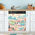 thumbnail image 1 of Coolnut Cute Dinosaurs Dishwasher Magnet Cover Magnetic Dish Washer Front Door Cover Panel Decal Trimmable Magnet Sticker for Kitchen Appliance 20 x 26 Inch Home Decor, 1 of 5