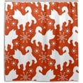 thumbnail image 1 of Coolnut Cute Dog and Snowflakes On Red Bath Shower Curtain Liners 66x72in 100% Polyester Waterproof with Curtain Hook, 1 of 5