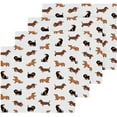 thumbnail image 1 of Coolnut Cute Dogs Dachshunds Washcloths Towels, Highly Absorbent and Soft Cotton Face Cloths, 2 Pack Quick Dry Wash Cloths - 12 X 12 Inches Washcloth Gift, 1 of 7