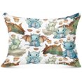 thumbnail image 1 of Coolnut Cute Dragon Plush Pillowcase, Luxury Soft King Pillow Case for Hair and Skin, Standard Size Pillow Covers with Zipper Closure, 20x30in #122 Home Decor Gifts, 1 of 7