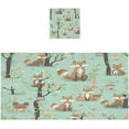thumbnail image 1 of Coolnut Cute Fox Animal Bath Towels Set,2 Piece Pure Cotton Ultra Soft High Absorbent Quick Dry Towel Set,1 Bath Towels, 1 Wash Cloths Wash cloth, 1 of 7