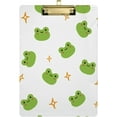 thumbnail image 1 of Coolnut Cute Frog Clipboard, Acrylic Standard A4 Letter Size Clip Board with Low Profile Clip for Office, Classroom, Doctor, Nurse and Teacher, 12.5"x9", 1 of 7