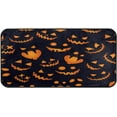 thumbnail image 1 of Coolnut Cute Halloween Pumpkin Kitchen Rugs 39×20 in,Non Slip Washable Cushioned Carpets Polyester AntiFatigue Comfort Porch Floor Mat Halloween Decoration, 1 of 7