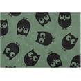 thumbnail image 1 of Coolnut Cute Owls Anti-Slip Ultra Absorbent Durable Bath Rug with Rubber Backing,24"x16", 1 of 7