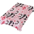 thumbnail image 1 of Coolnut Cute Panda Expresses Love Rectangle Tablecloth,Valentine's Day Mother's Day Kitchen Decoration Dinner Rectangular Table Cover for Party Holiday Hotel BBQ-Machine Washable 54x72In, 1 of 7