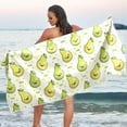 thumbnail image 1 of Coolnut Cute Pear Fruit Cartoon Beach Towel Quick Dry Absorbent Bath Towels Sandproof Lightweight Towel for Gym Yoga Sports Swimming- 30x60in Washcloth Gift, 1 of 7