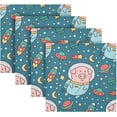 thumbnail image 1 of Coolnut Cute Pig Cloth Napkins Set of 1, Reusable Washable Polyester Dinner Table Napkins for Family, Weddings, Parties, Home Decor, 20 x 20 Inch Washcloth Gift, 1 of 7