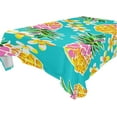 thumbnail image 1 of Coolnut Cute Print Tablecloth, Waterproof Washable Polyester Square Table Cover, Durable Tablecloth for Kitchen Dining Table Party Decor, 54"x54", 1 of 7