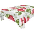 thumbnail image 1 of 60"x90" Cute Print Tablecloth, Waterproof Washable Polyester Square Table Cover Durable Tablecloth for Kitchen Dining Table Party Decor, 1 of 7
