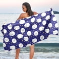 thumbnail image 1 of Coolnut Cute Sheep Beach Towel Quick Dry Absorbent Bath Towels Sandproof Lightweight Towel for Gym Yoga Sports Swimming- 30x60in Washcloth Gift, 1 of 7