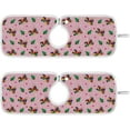 thumbnail image 1 of Coolnut Cute Xmas Train Kitchen Sink Splash Guard 2 Packs Faucet Absorbent Mats Christmas Tree Faucet Handle Drip Catcher Quickly Drying Mat for Kitchen Counter Bathroom, 30"x5.5", 1 of 7