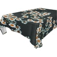 thumbnail image 1 of Coolnut Daisy Flower Tablecloth, Waterproof Washable Polyester Square Table Cover, Durable Tablecloth for Kitchen Dining Table Party Decor, 54"X 72", 1 of 7