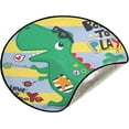 thumbnail image 1 of Coolnut Dinosaur Christmas Tree Mat Round Christmas Tree Stand Mat Decoration for Holiday Party Home Christmas Day Ornaments Floor Door, 28.3", 1 of 6