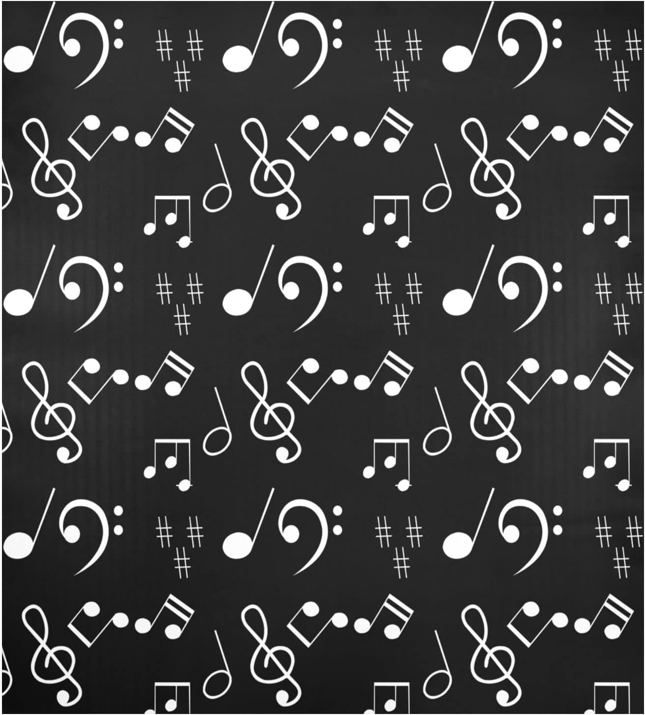 Coolnut Dishwasher Cover 23"Wx26"H ,Music Black Farmhouse Kitchen Dishwasher Cover