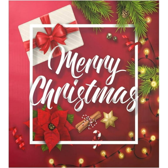 Coolnut Pretty Christmas Pattern Dishwasher Magnet Cover 23"Wx26"H , Farmhouse Kitchen Dishwasher Cover Magnetic Appliance Covers Door Stickers for Kitchen Home Cabinet Decals
