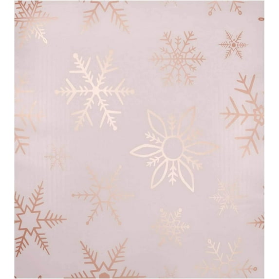 Coolnut Dishwasher Magnet Cover 23"Wx26"H ,Rose Gold Christmas Snowflake Farmhouse Kitchen Dishwasher Cover Magnetic Appliance Covers Door Stickers for Kitchen Home Cabinet Decals