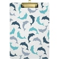 thumbnail image 1 of Coolnut Dolphin Clipboard, Acrylic Standard A4 Letter Size Clip Board with Low Profile Clip for Office, Classroom, Doctor, Nurse and Teacher, 12.5"x9", 1 of 7