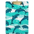 thumbnail image 1 of Coolnut Dolphin Clipboard, Acrylic Standard A4 Letter Size Clip Board with Low Profile Clip for Office, Classroom, Doctor, Nurse and Teacher, 12.5"x9", 1 of 7