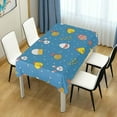 thumbnail image 1 of Coolnut Easter Bunny Egg Chick Rectangle Tablecloth Spill-Proof Polyester Table Cloth Table Cover for Kitchen Dining Picnic Holiday Party Decoration,54"x54", 1 of 7