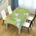 thumbnail image 1 of Coolnut Easter Bunny Egg Chick Rectangle Tablecloth Spill-Proof Polyester Table Cloth Table Cover for Kitchen Dining Picnic Holiday Party Decoration,60"x90", 1 of 7