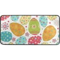 thumbnail image 1 of Coolnut Easter Bunny Eggs Kitchen Rug, 39"x20" Non-Slip Bath Rugs, Anti Fatigue Runner Comfort Floor Mat for Kitchen Washroom Bedroom, 1 of 7