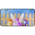 thumbnail image 1 of Coolnut Easter Bunny Eggs Kitchen Rug, 39"x20" Non-Slip Bath Rugs, Anti Fatigue Runner Comfort Floor Mat for Kitchen Washroom Bedroom, 1 of 7